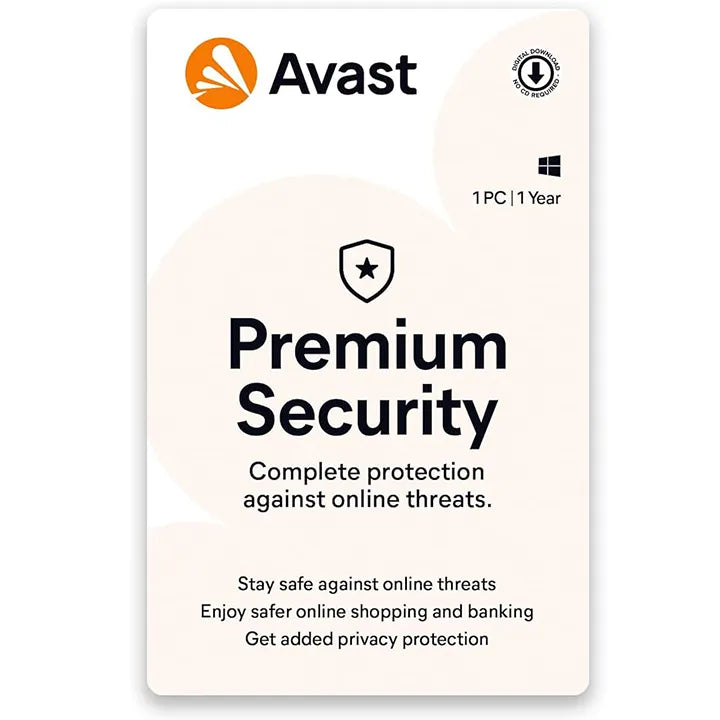 Avast Premium Security | 1 Year | 1 Device