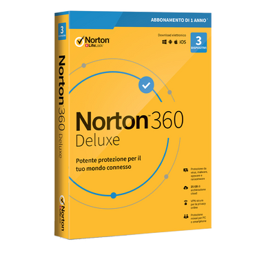 Norton 360 Deluxe 2022 1 anno 3 dispositivi